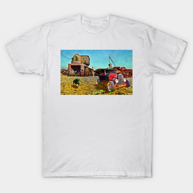 Junkyard Rods T-Shirt by kenmo